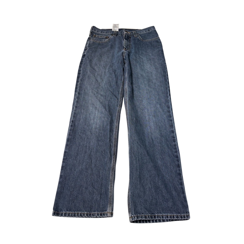 Carhartt BD1483-M Mens Relaxed Fit Blue Denim Jeans 32x32‎ Medium Wash Workwear